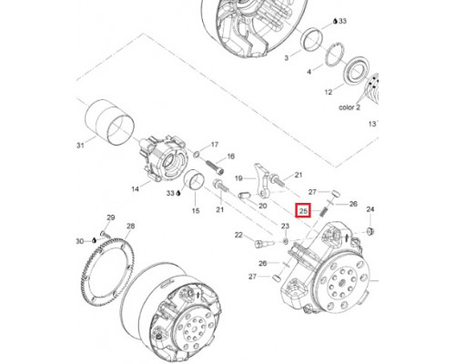 417005700 Пружина Вариатора Для Ski Doo