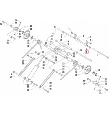 3604-440 Вал Задней Подвески Для Arctic Cat BEARCAT, PANTERA