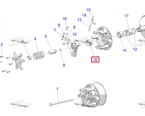 3515174 Втулка Ведущего Вариатора Для Polaris