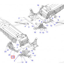 1336930 Корпус КПП Для Polaris MATRYX