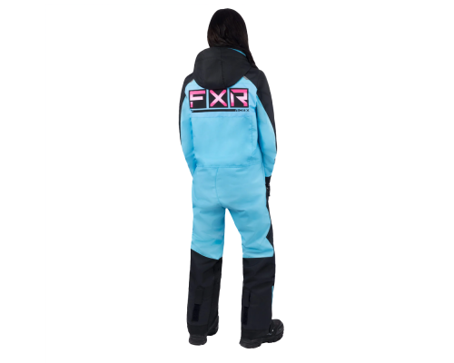 Комбинезон с утеплителем Женский FXR Recruit F.A.S.T. Black/Sky Blue/E.Pink 232913-1053 (2)