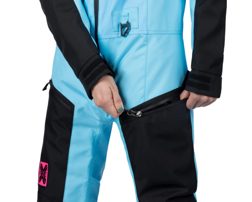 Комбинезон с утеплителем Женский FXR Recruit F.A.S.T. Black/Sky Blue/E.Pink 232913-1053 (2)