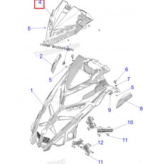 5456423-070 Крышка Капота Для Polaris MATRYX