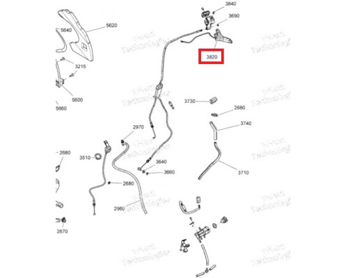512061252 Курок Газа С Подогревом Для Ski Doo 512061049, 512060616, 512060466