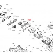 517307808 Корпус Панели Приборов Для Ski Doo Summit, Freeride REV Gen5