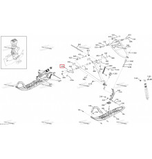 505074320 Пластина Передняя Для Ski Doo
