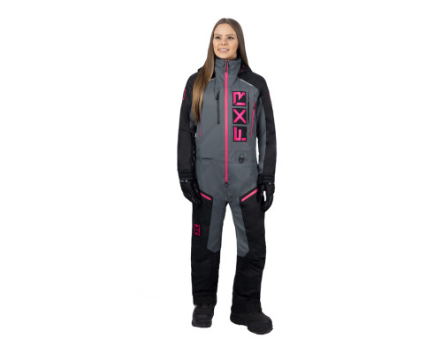Комбинезон с утеплителем Женский FXR Recruit F.A.S.T. Black/Charcoal/Fuchsia 232913-1008 (2)