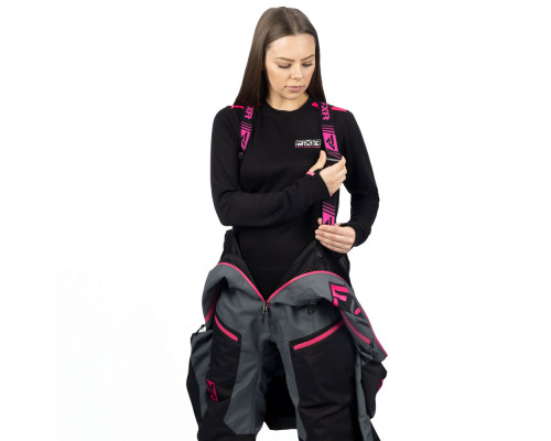 Комбинезон с утеплителем Женский FXR Recruit F.A.S.T. Black/Charcoal/Fuchsia 232913-1008 (2)