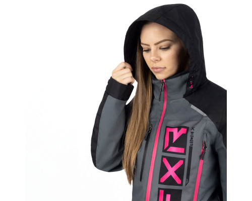 Комбинезон с утеплителем Женский FXR Recruit F.A.S.T. Black/Charcoal/Fuchsia 232913-1008 (2)