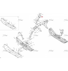 505074812 Стакан Переднего Амортизатора Правый Для Ski Doo Skandic