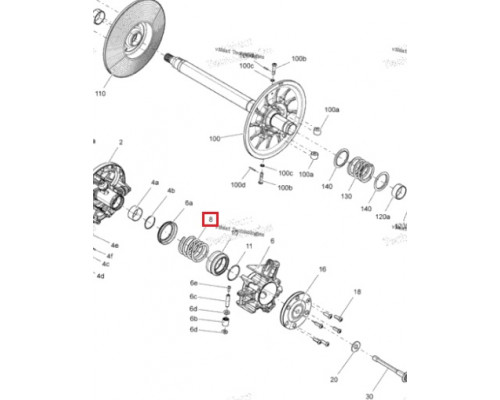 417223767 Ролик Вариатора Для Ski Doo 417223387, 420229994, 420229995, 420229997