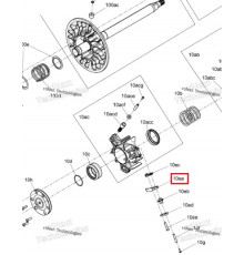 417224326 Грузик Ведущего Вариатора Для Ski Doo