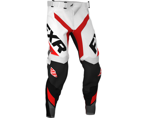 Штаны для мотокросса FXR Revo MX White/Red/Char/Black 203340-0120 (36)