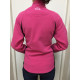 Флисовая Кофта Женская VEL Zip Pink/Black (Женский, S, Малиново-черный)