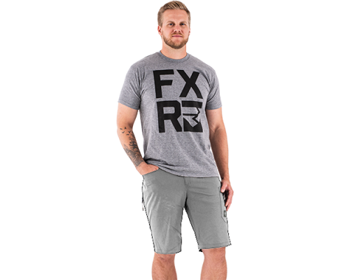 Шорты FXR Strike Grey 202113-0500 (40)