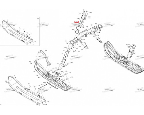 505074801 Рычаг Рулевой Для Ski Doo SKANDIC, TUNDRA