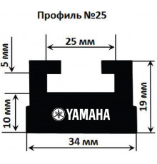 25-6463-3-01-01 GARLAND Склиз Черный Для Yamaha SMA-8HR92-00-BK, 8ET-47421-00-00, 8FK-47421-00-00, 8FS-47421-00-00, 8HL-47421-00-00, 8HR-47421-00-00