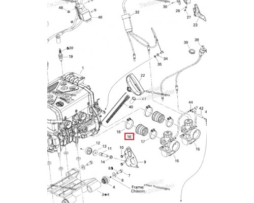 SM-07194 SPI Впускной Патрубок Карбюратора Для Ski Doo 512059478