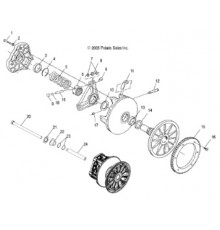 1322838 Вариатор Ведущий Для Polaris WIDETRAK LX 1321738