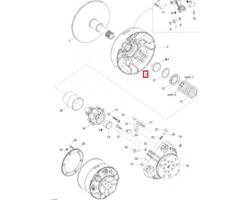 417004201 Втулка Вариатора Для Ski Doo