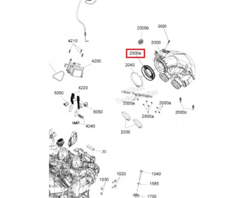 508000805 Сальник Трубки Воздуховода Для Ski Doo