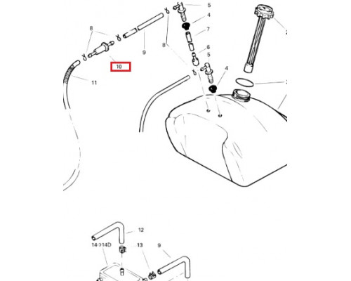 605352516 Топливный Фильтр Для Ski Doo Skandic 414363600, M21065