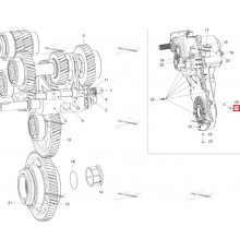 619230038 Болт Сливной Для КПП Для Ski Doo SKANDIC, EXPEDITION