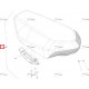 860202775 Сиденье Облегченное С Отсеком Для Ремня Для Ski Doo REV Gen5, Gen4