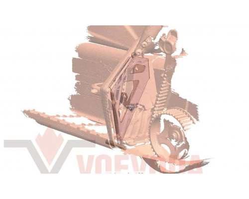 VOEVODA Усилитель подрамника правой подножки для Polaris MATRYX