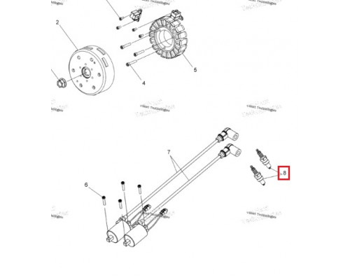 6069 DENSO Свеча Зажигания W27ESR Для Polaris 3022082, 3022332 7788 BPR9ES