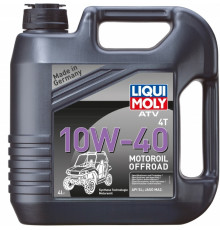 7541 LIQUI MOLY Синтетическое Моторное Масло ATV 4T Motoroil Offroad Для Квадроциклов 10W40 4 Литра