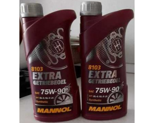 8103 MANNOL Extra Getriebeoel Масло Трансмиссионное Синтетическое 75W90 1 Литр