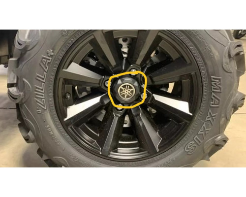 1RB-F530B-00-00 Колпачок Колесного Диска Черный Для Yamaha