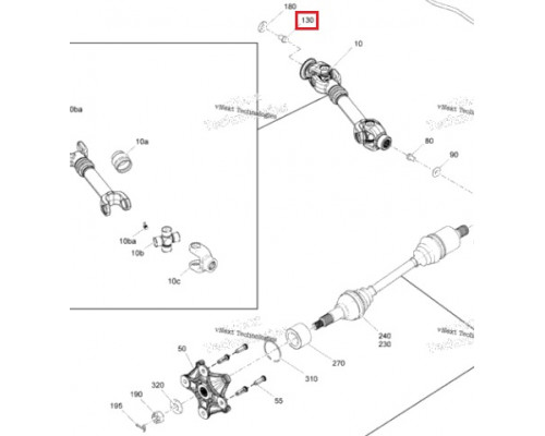 250001039 Болт Для BRP Can Am 250000359