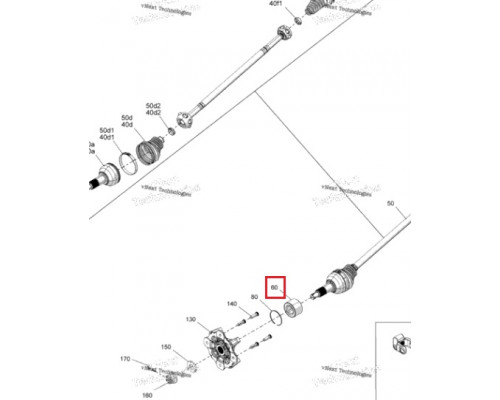 293350150 Подшипник Ступицы Для BRP Can Am 293350126, 293350118, 293350040, 705400088