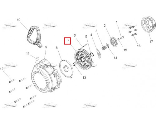 3022317 Барабан Ручного Стартера Для Polaris