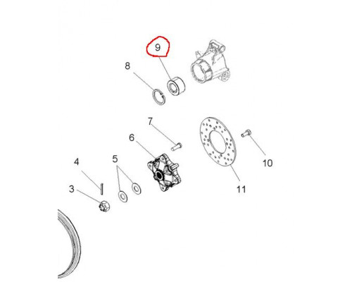 3514635 Подшипник Cтупицы Для Polaris SPORTSMAN 3585502