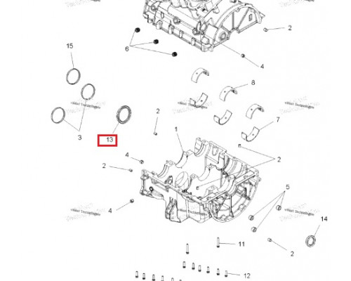 3610152 Сальник Коленвала Для Polaris
