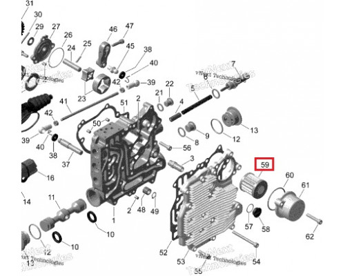 420256454 Фильтр Масляный Для КПП Для BRP Can Am SPYDER