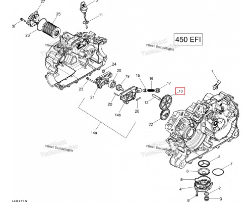 420635660 Шестерня Привод Маслонасоса Для BRP Can Am