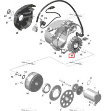 420685922 Статор Для BRP Can Am OUTLANDER, RENEGADE 420685634