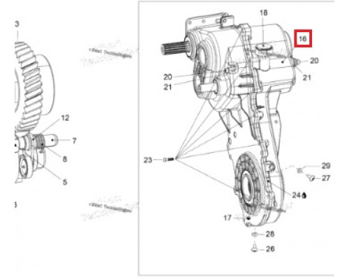 504153477 Крышка КПП Внешняя Для Ski Doo Skandic, Expedition 504153194