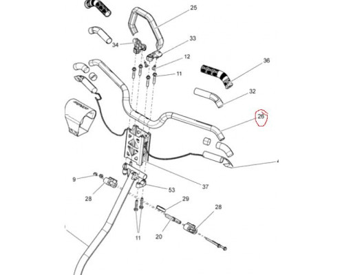506152708 Руль Для Ski Doo 506152538
