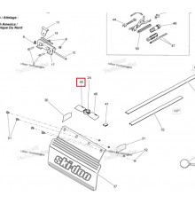 516006431 Наклейка Информационная Левая Для Ski Doo