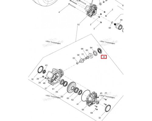 705501557 Сальник Редуктора Для BRP Can Am
