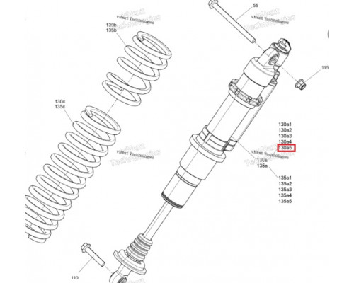 706004078 Втулка Амортизатора Для BRP Can Am Maverick, Commander 715900482