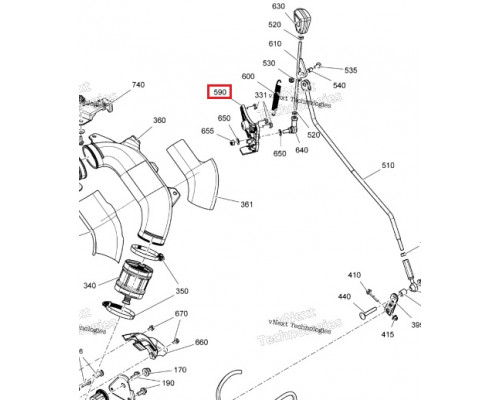 707003054 Соединительная Пластина Селектора Для BRP Can Am G2 707002439, 707000971