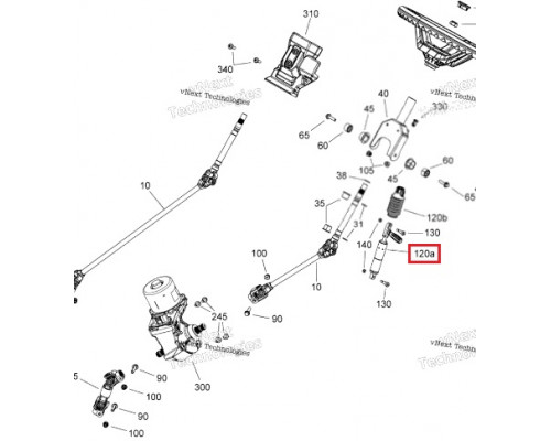 709402506 Амортизатор Регулировки Руля Для BRP Can Am 709400656, 709402419