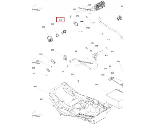 710004964 Ключ Зажигания RFID Для BRP Can Am 710004964.0, 710005232