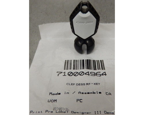 710004964 Ключ Зажигания RFID Для BRP Can Am 710004964.0, 710005232
